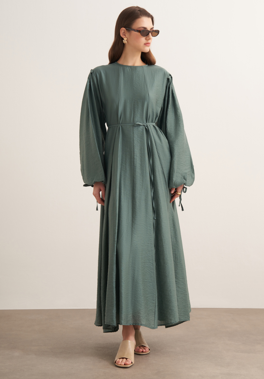 Nouf Maxi Dress - Turquoise