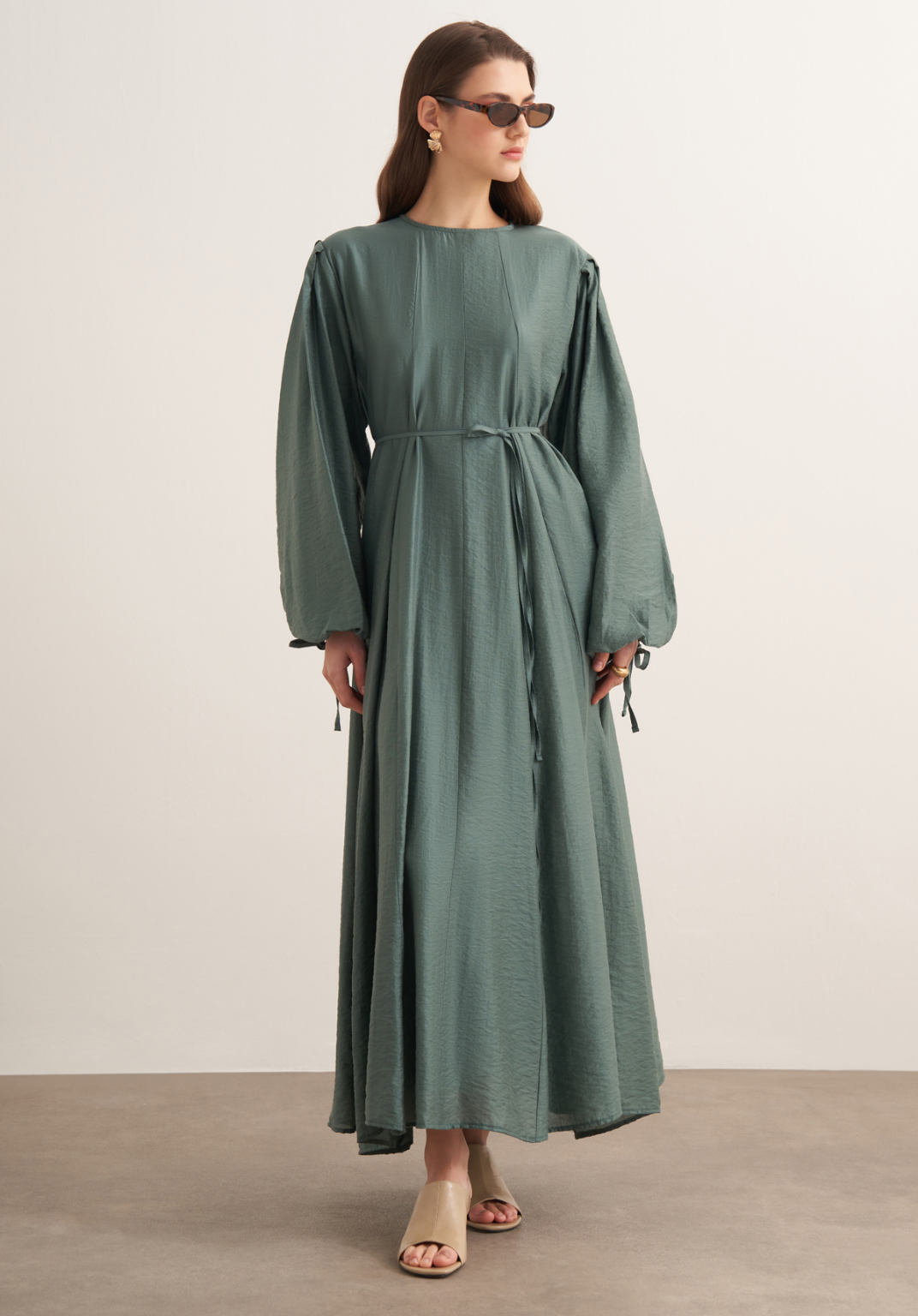 Nouf Maxi Dress - Turquoise