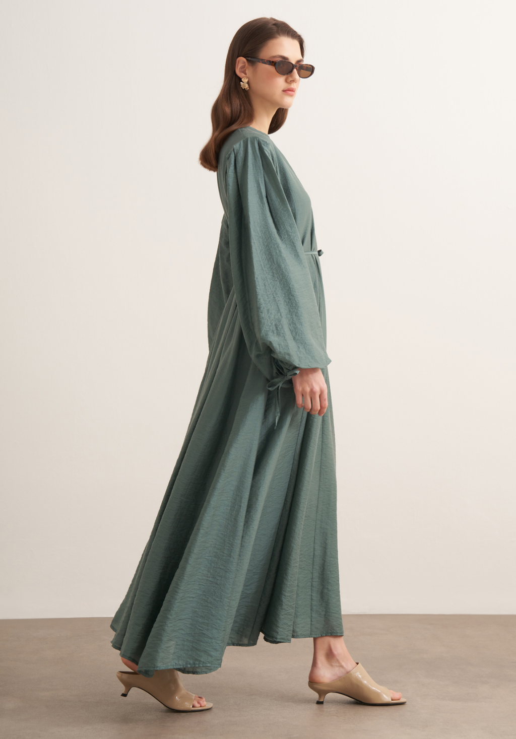 Nouf Maxi Dress - Turquoise