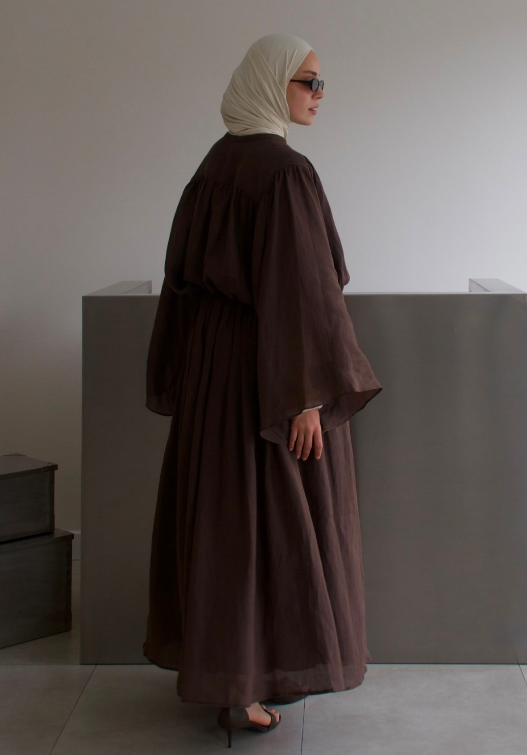 Marni Rami Skirt Co-ord Brown