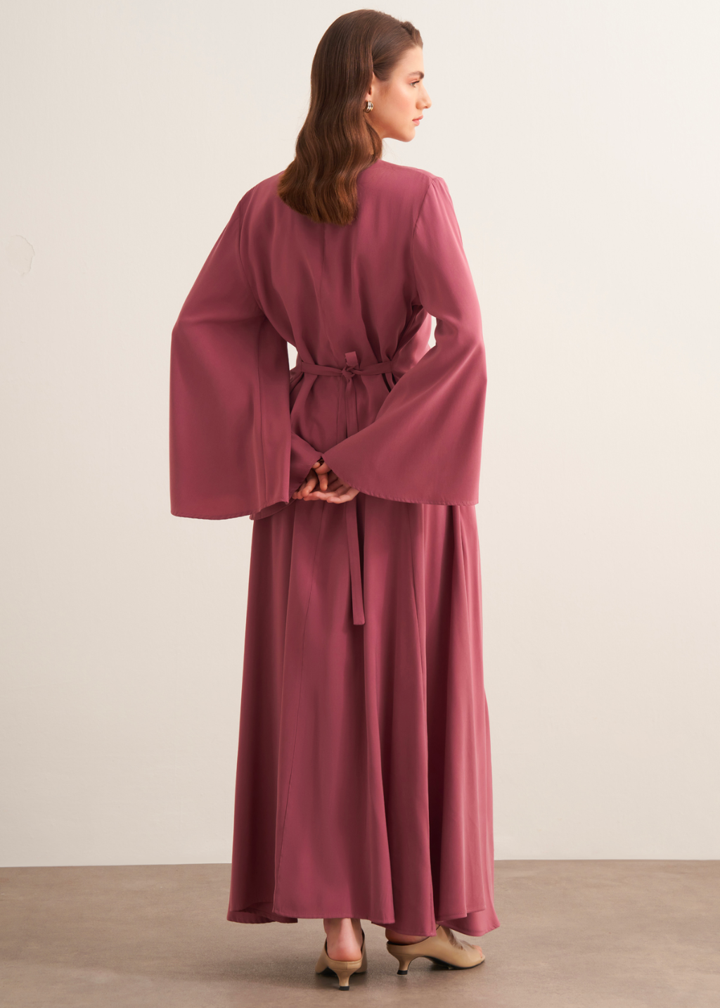 Dima Tie Detail Rose Pink Skirt Co-Ord