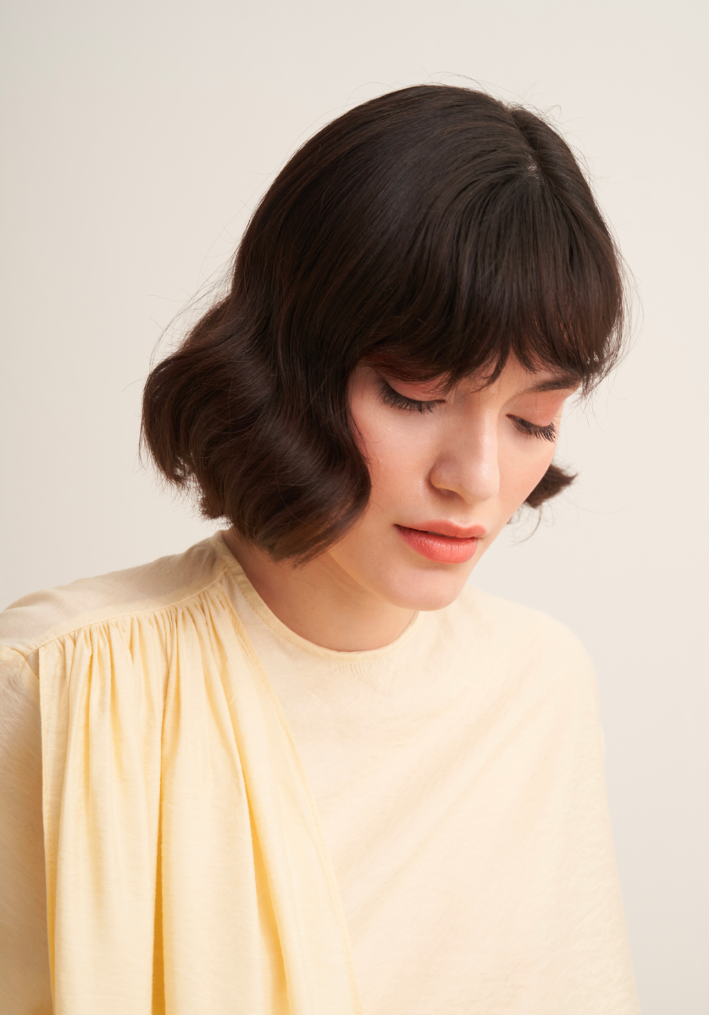 Novi Shawl Detail Blouse Butter
