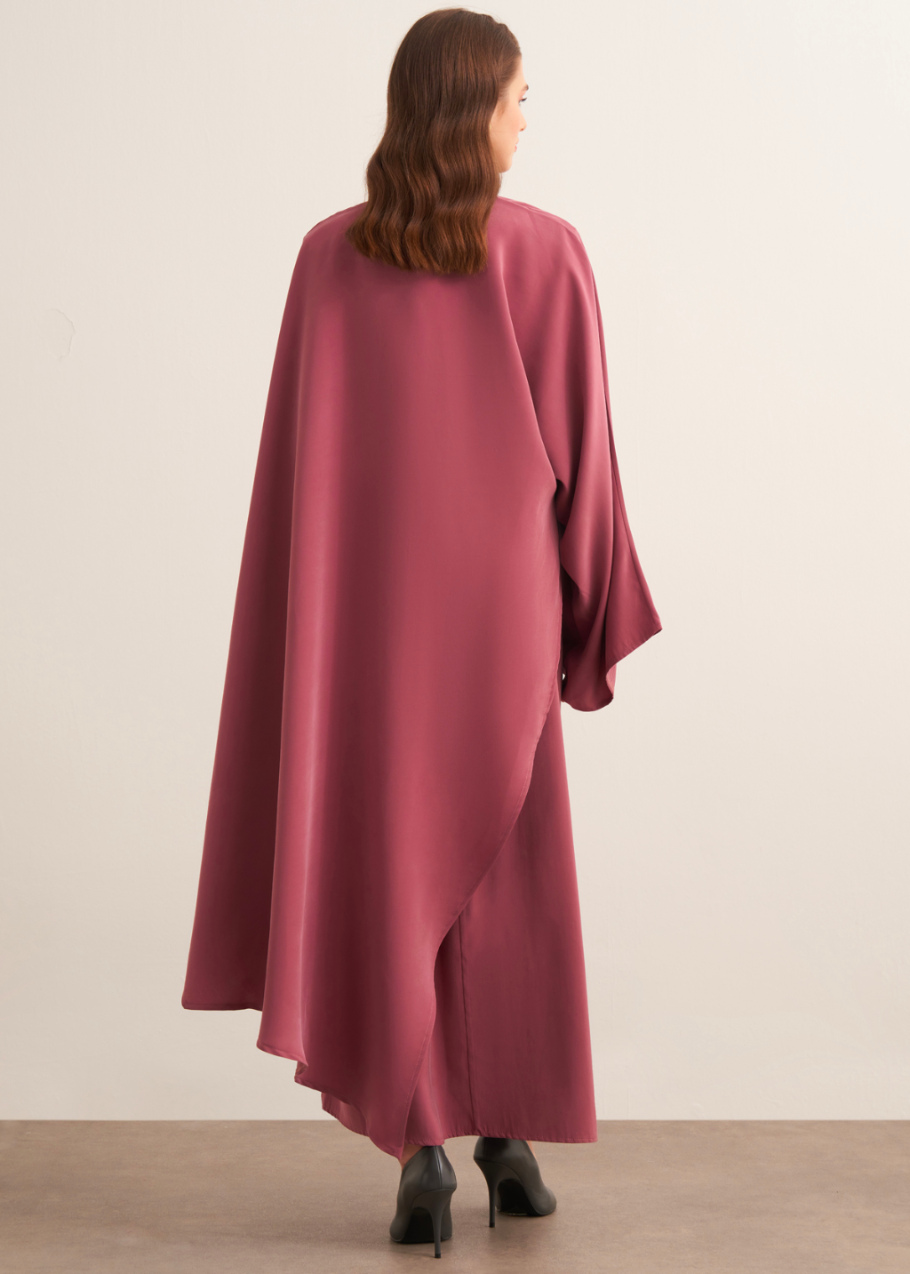 Deeba Cape Dress Co-Ord Rose Pink