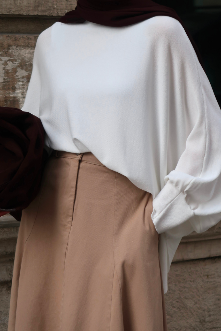 Elena Knit Sweater - White
