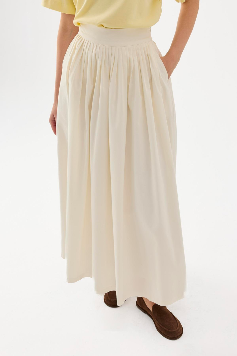 White Fever Pleated Skirt