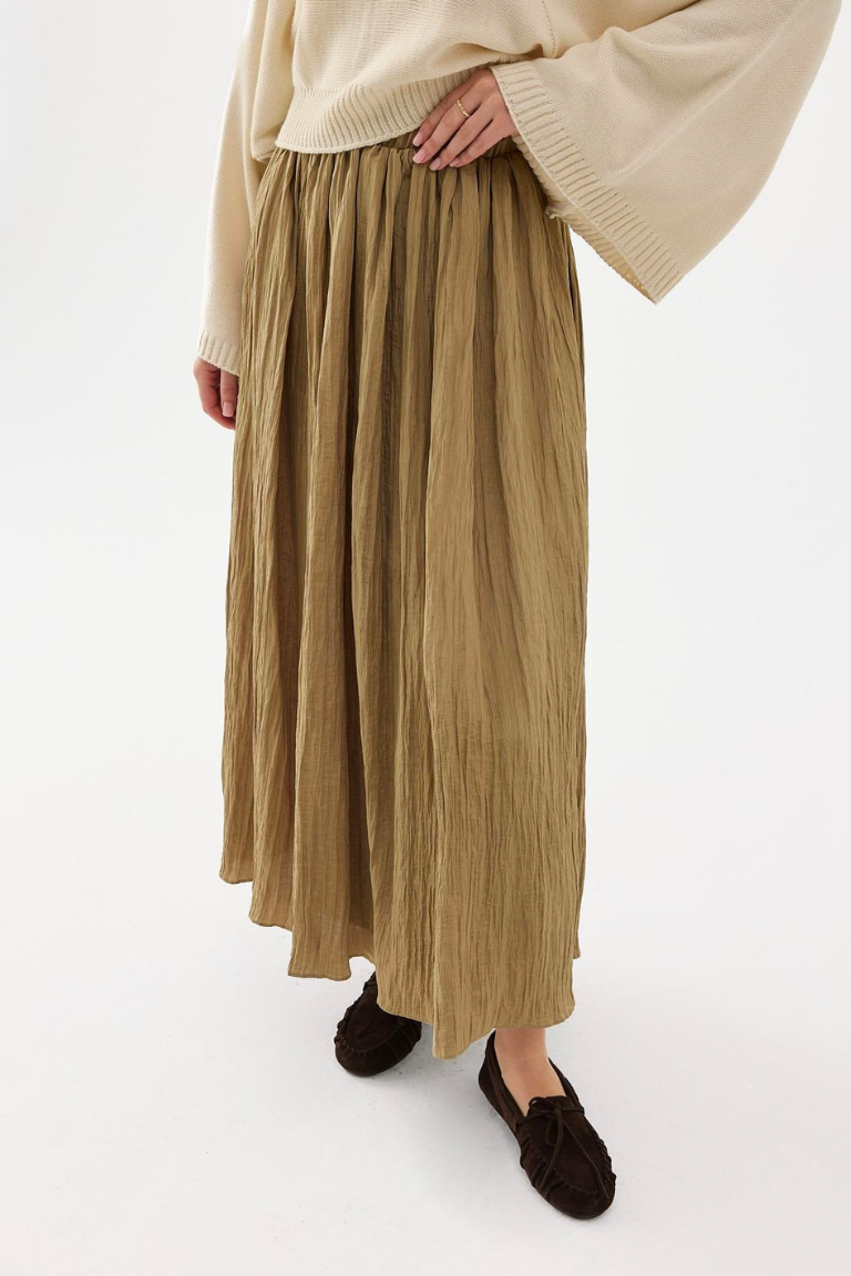 Esme Skirt Brown Olive