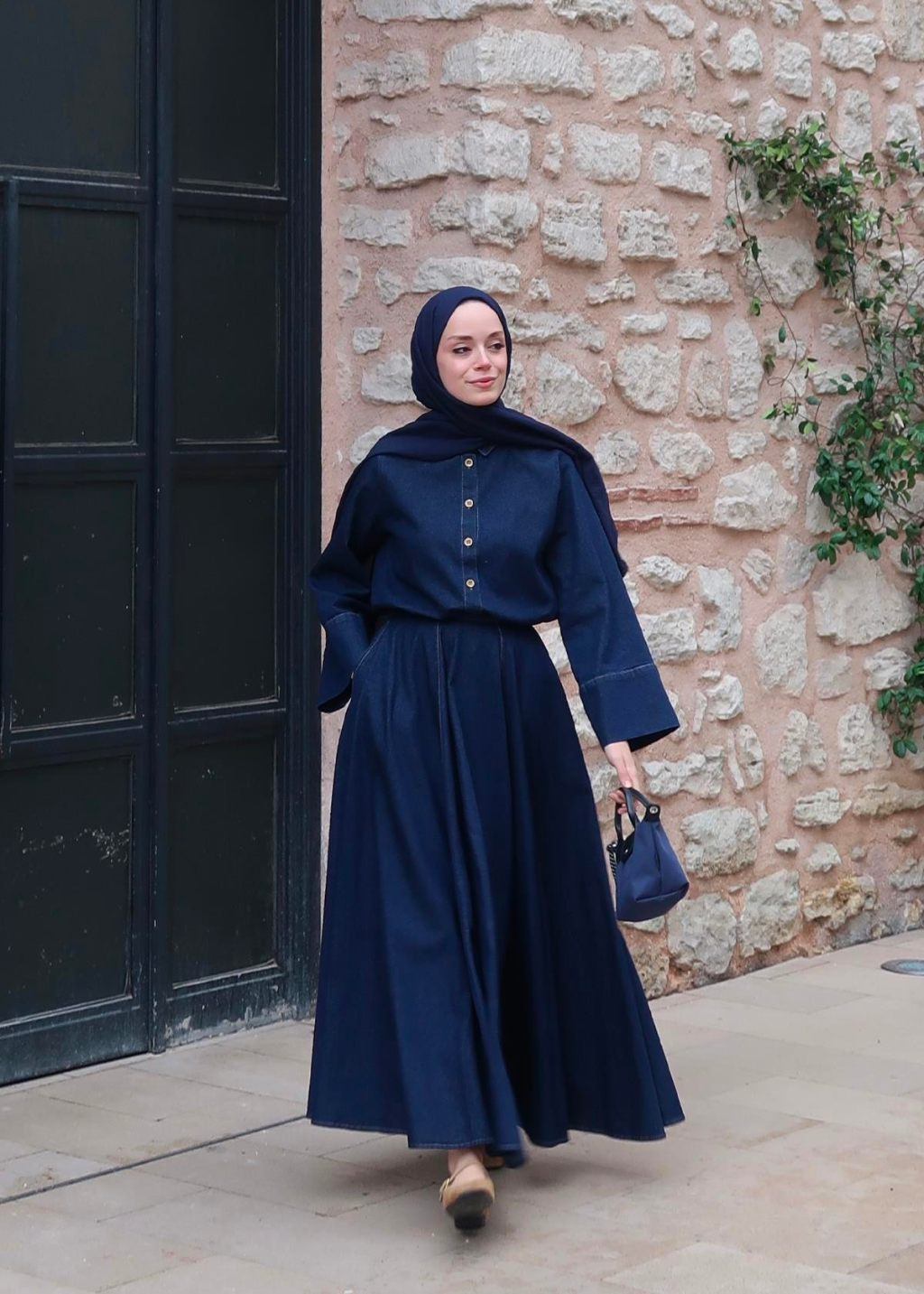 Diana Denim Skirt Set