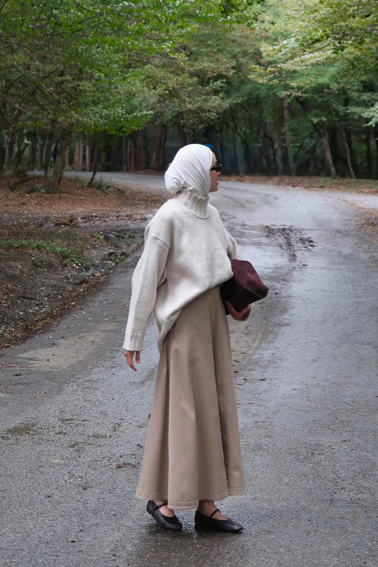 Thia Skirt Linden Green