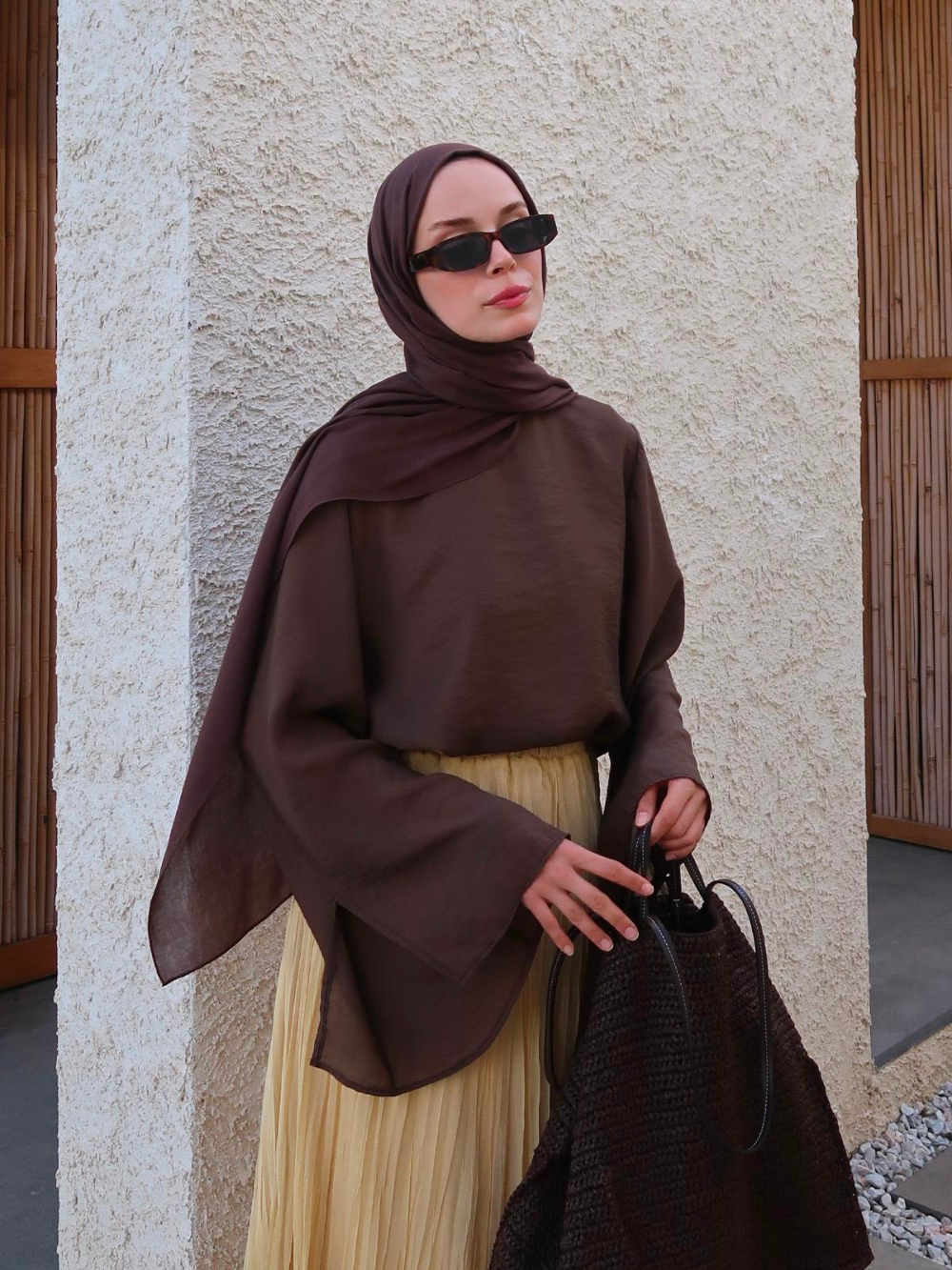 Lily Blouse Brown