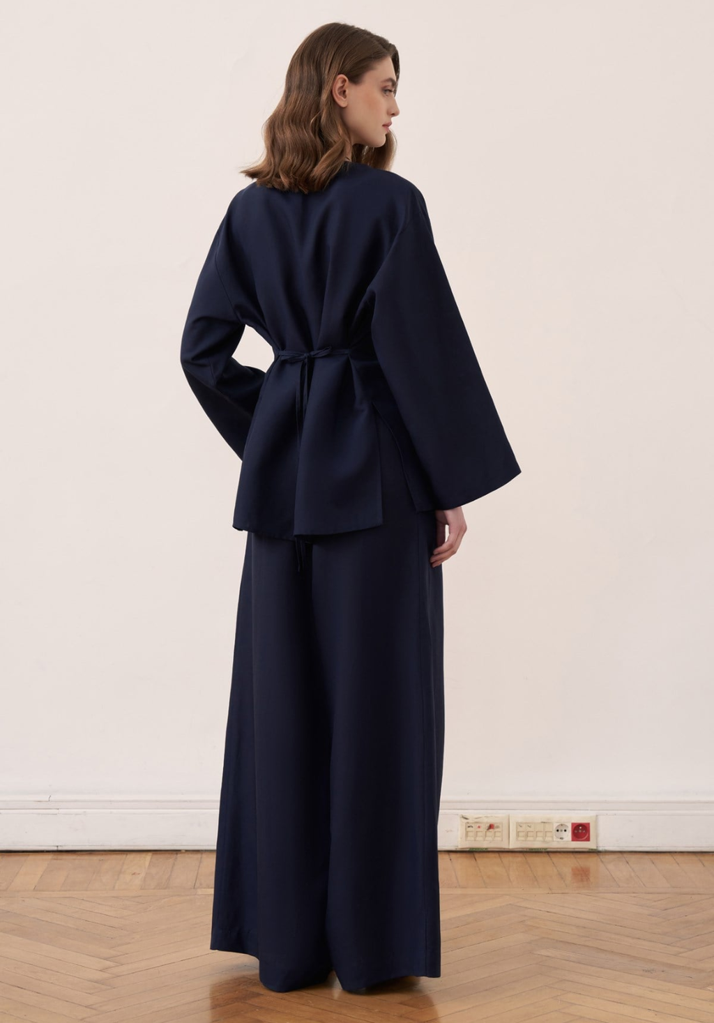 Arwa Trouser Co-ord - Navy Blue