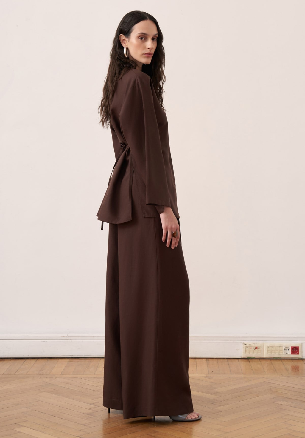 Arwa Trouser Co-ord - Brown