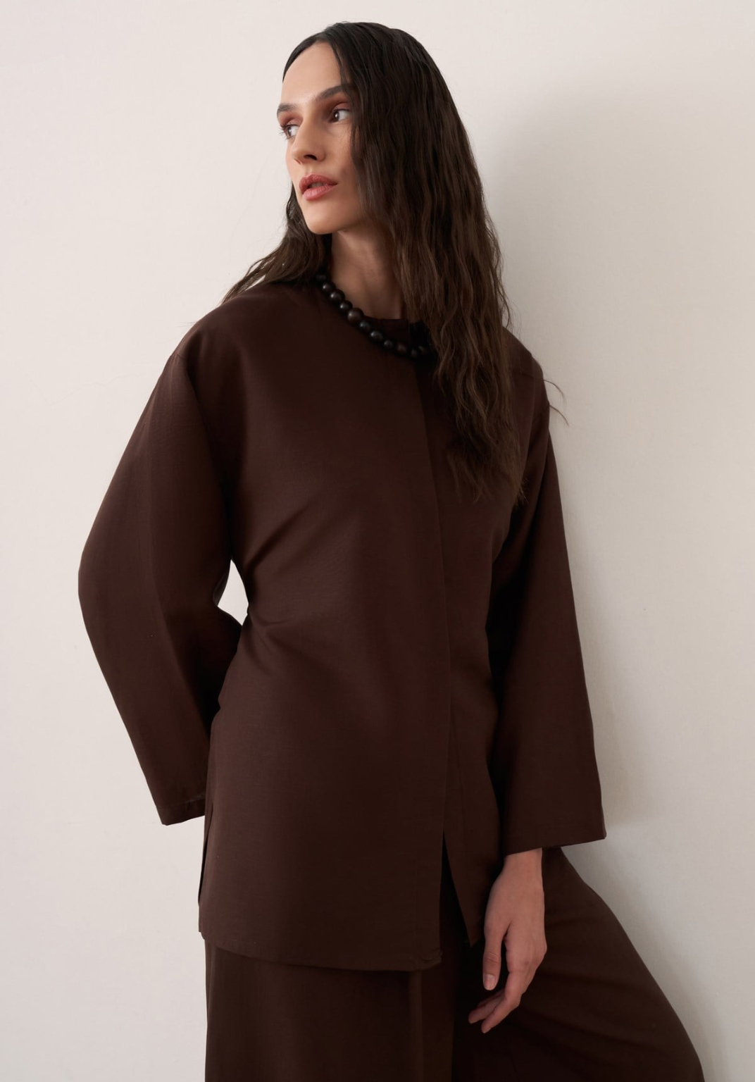 Arwa Trouser Co-ord - Brown