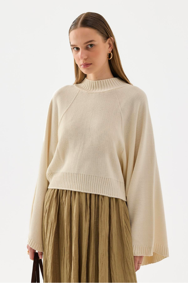 Tahira Sweater Ecru