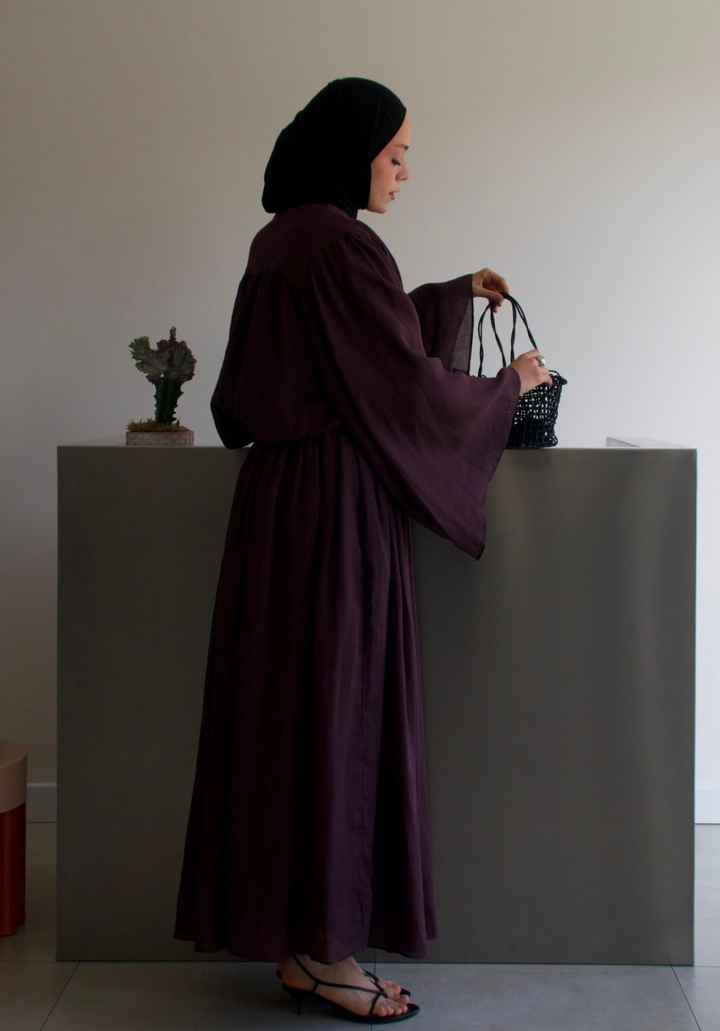 Marni Rami Skirt Co-ord Plum