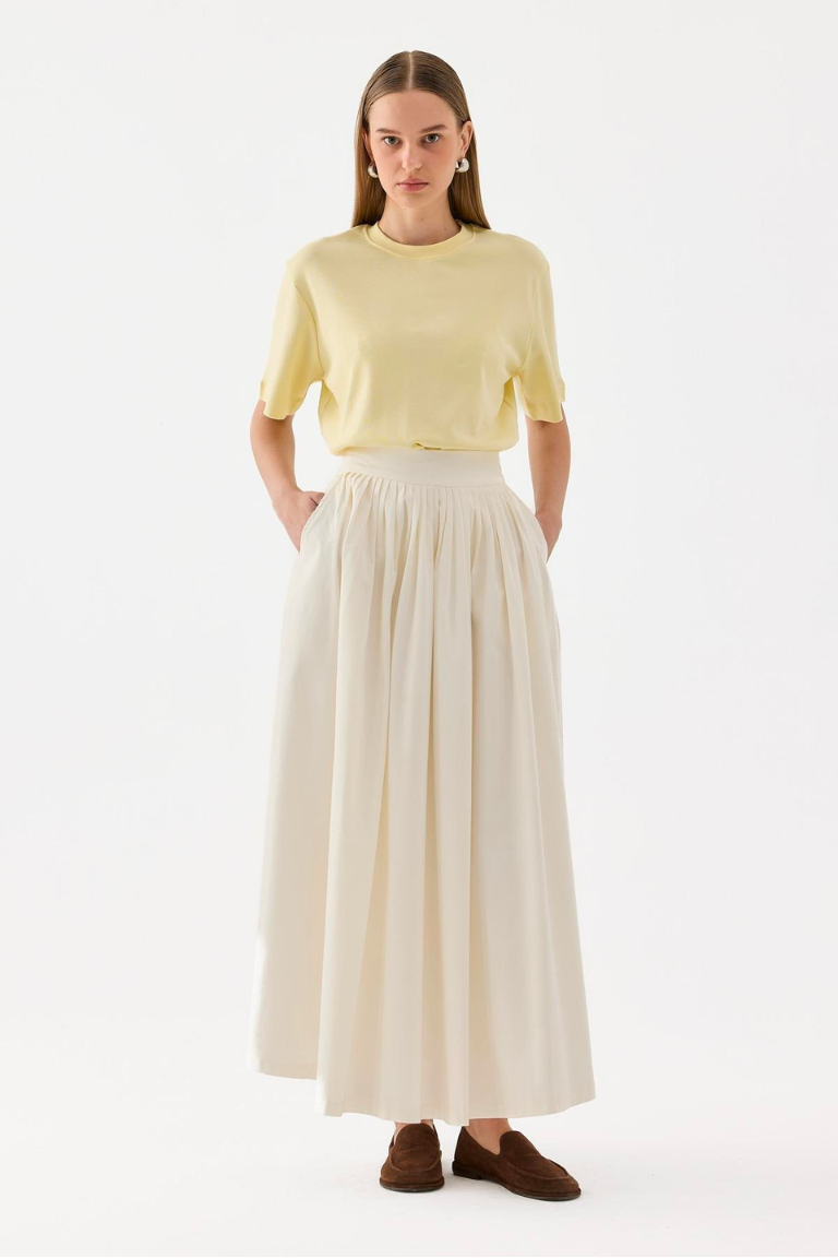 White Fever Pleated Skirt