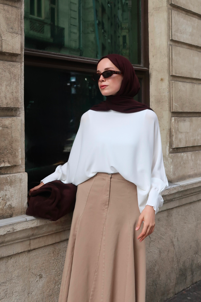 Elena Knit Sweater - White