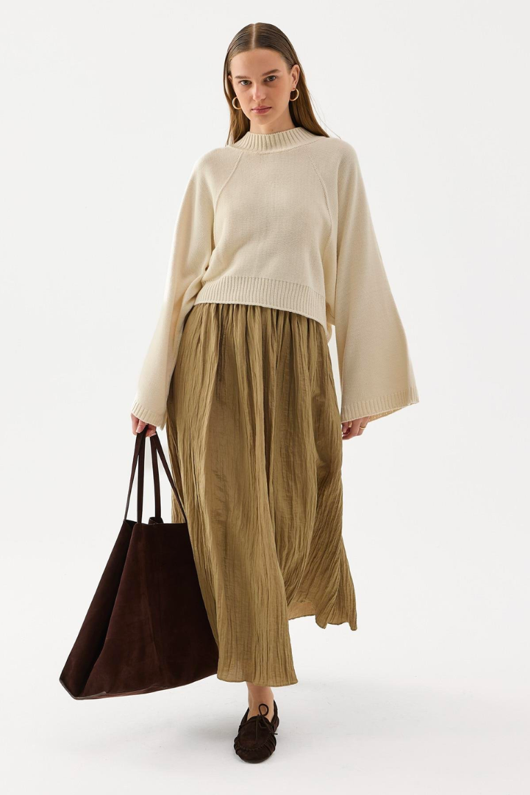 Esme Skirt Brown Olive