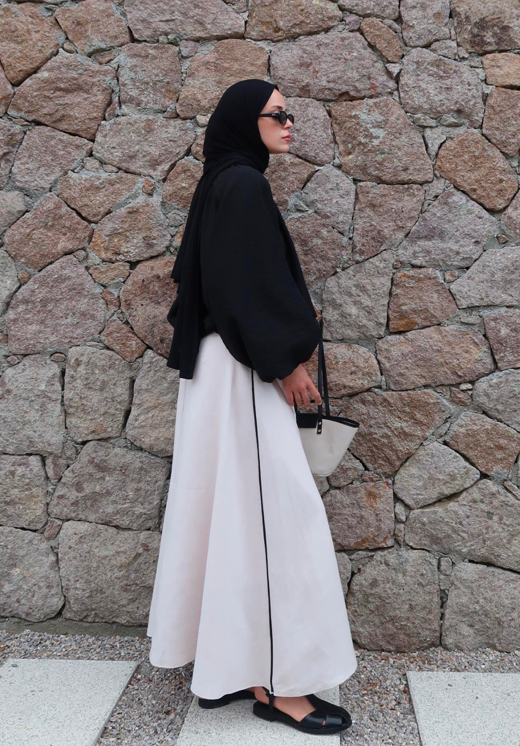 Vildan Linen Maxi Skirt