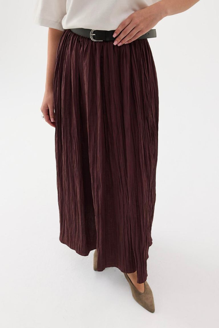 Esme Skirt Brown Plum