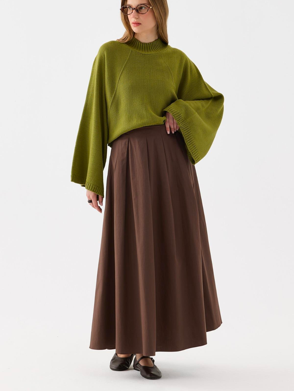 Oya Skirt Brown