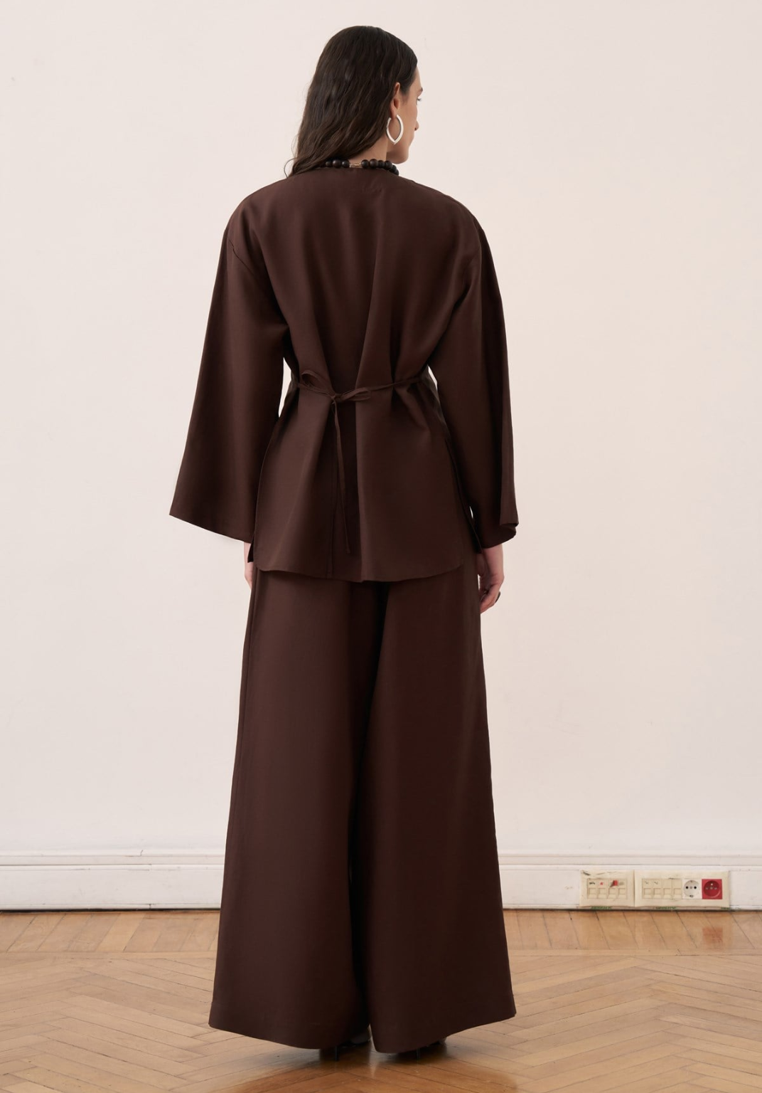 Arwa Trouser Co-ord - Brown