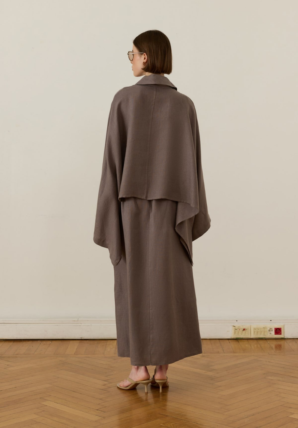 Retaj Linen Shirt Anthracite
