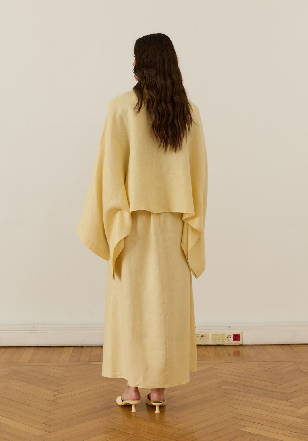 Retaj Linen Shirt Yellow