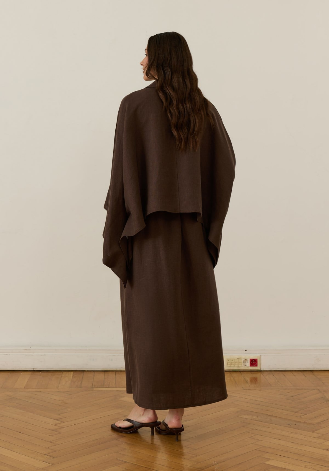 Retaj Linen Shirt Brown