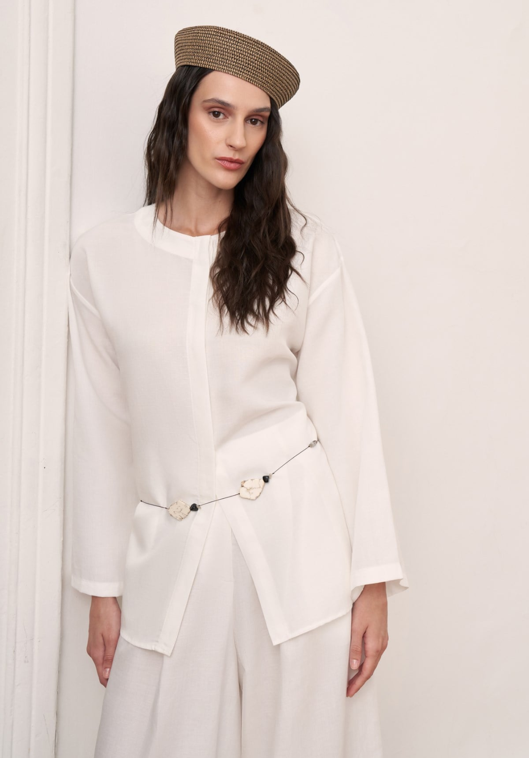 Arwa Trouser Co-ord - White