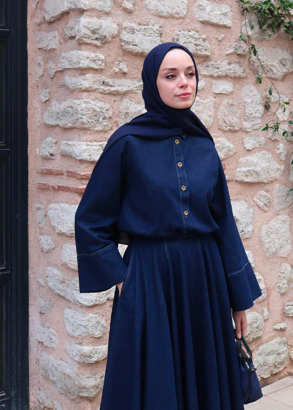Diana Denim Skirt Set