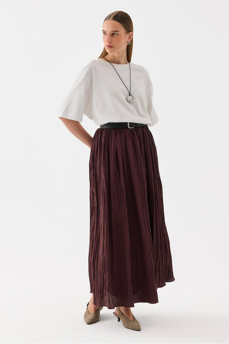 Esme Skirt Brown Plum