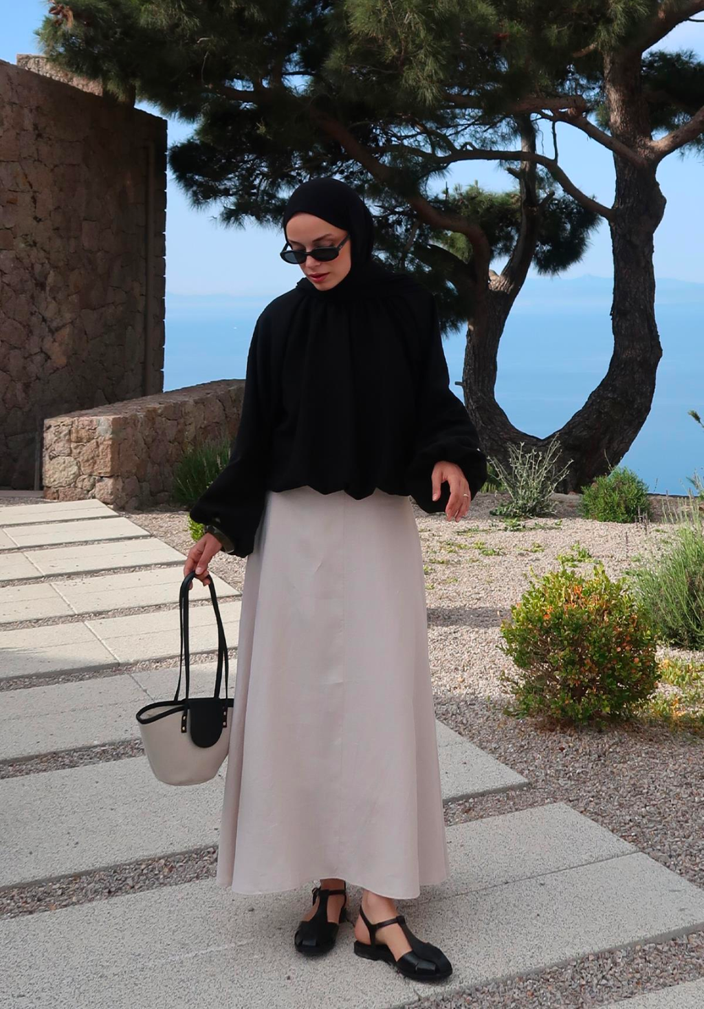 Vildan Linen Maxi Skirt