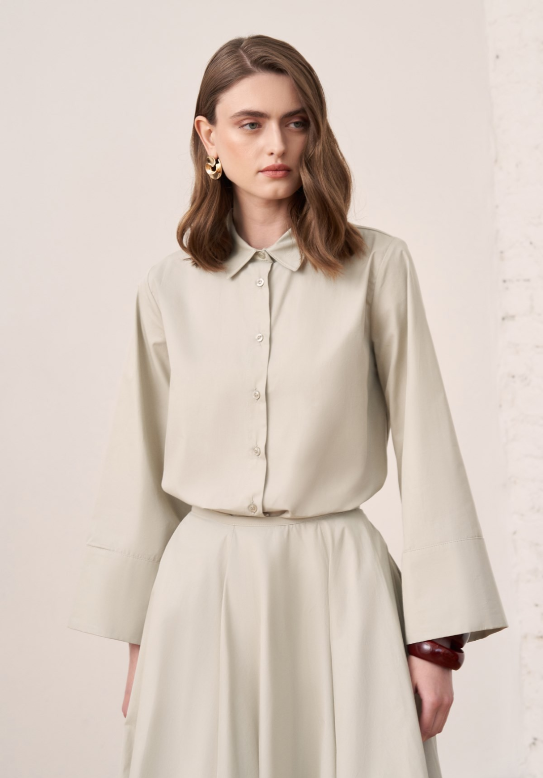 Dalila Skirt Co-ord - Sage Green