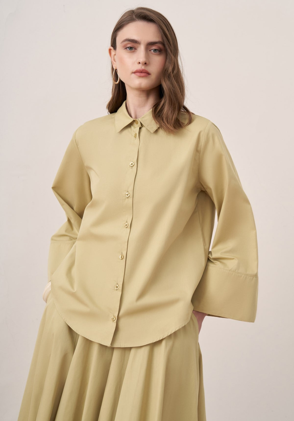 Dalila Skirt Co-ord - Olive Green