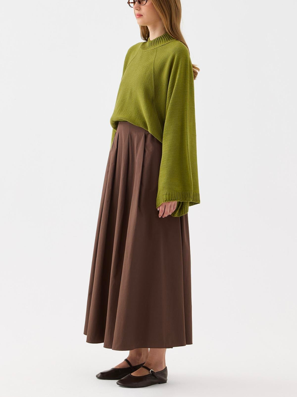 Oya Skirt Brown