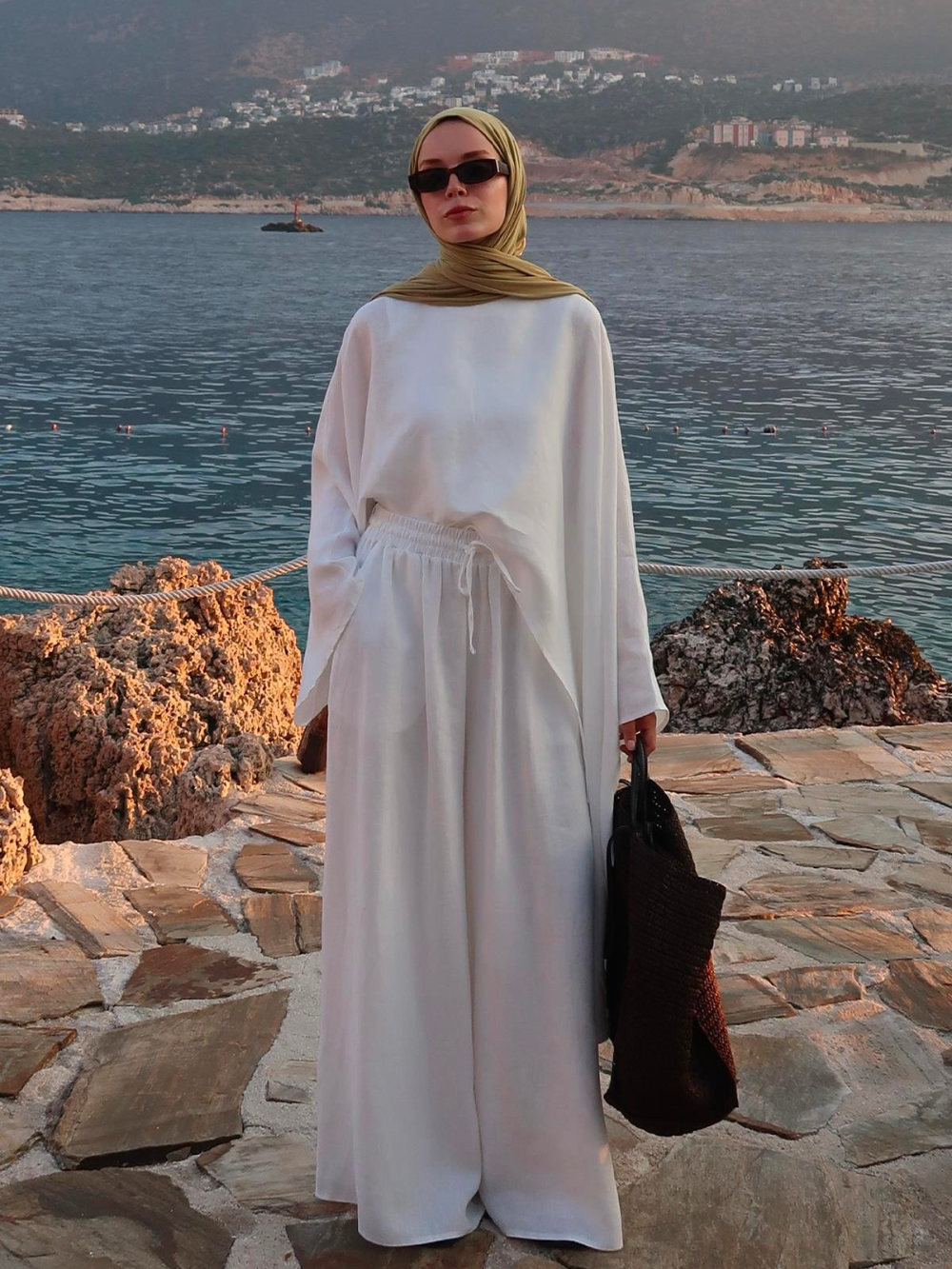 Linen White Trousers