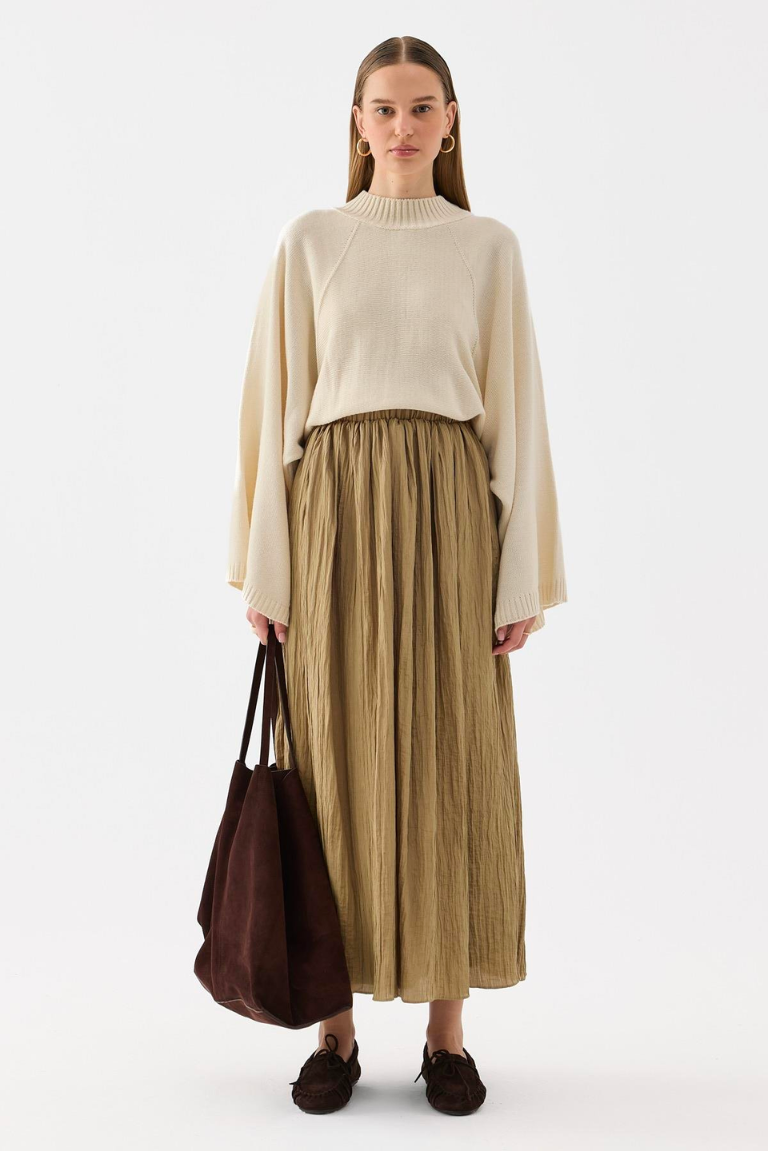 Esme Skirt Brown Olive