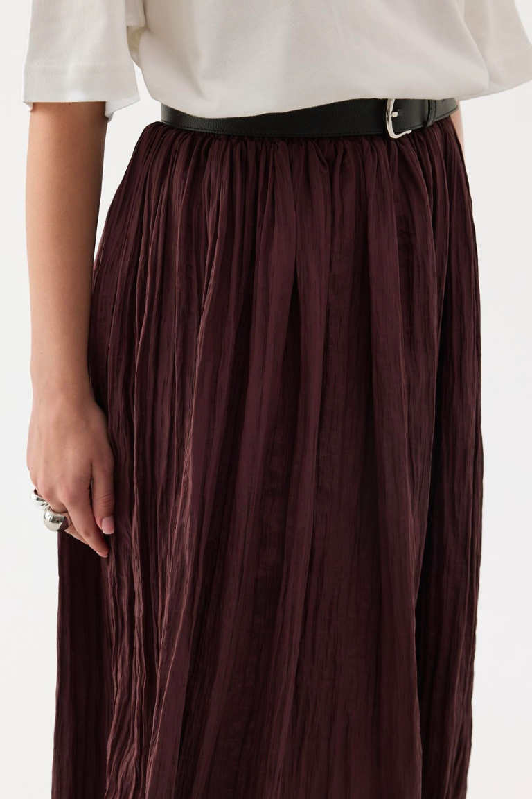 Esme Skirt Brown Plum