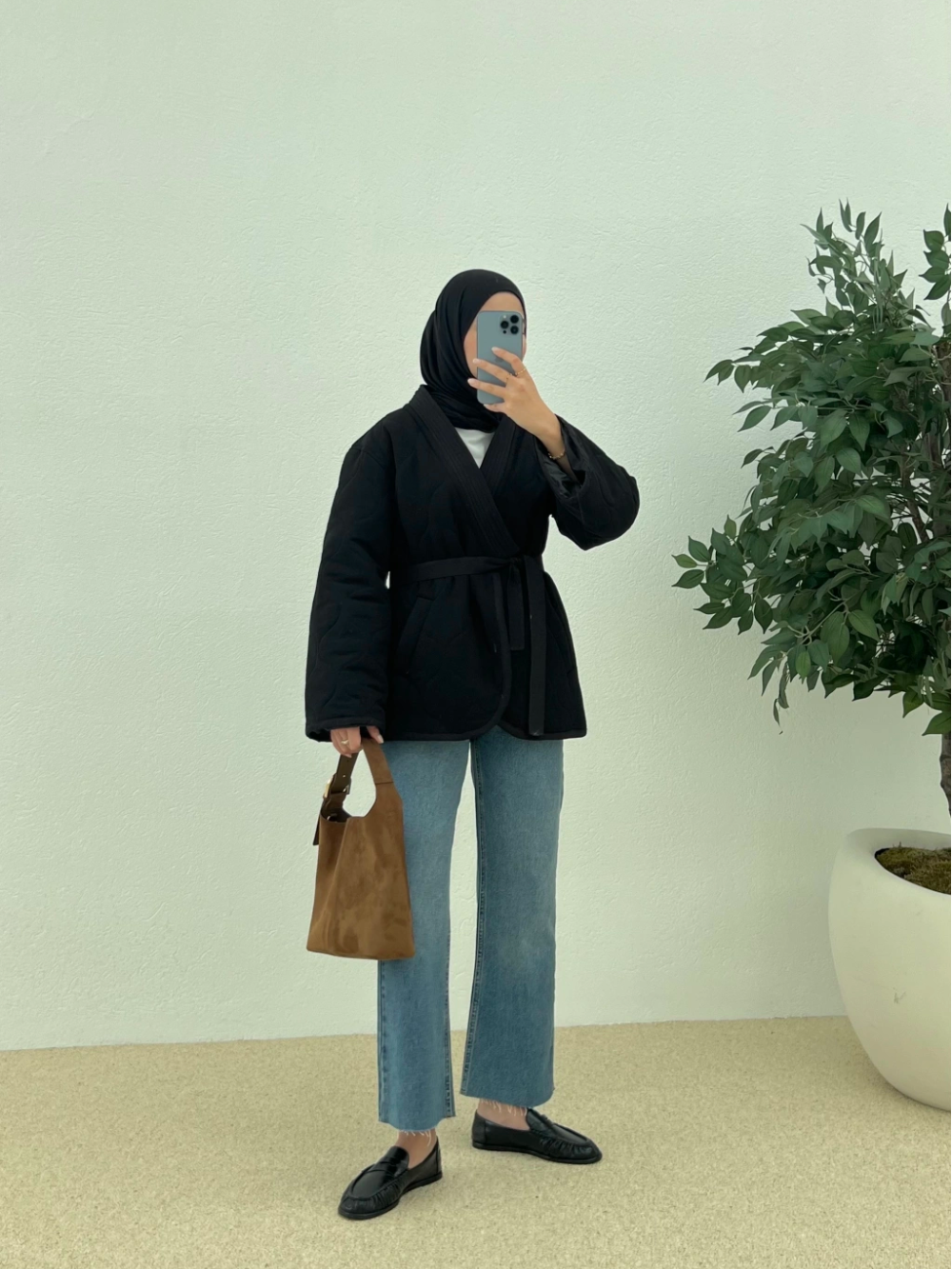 Quilted Jacket Black