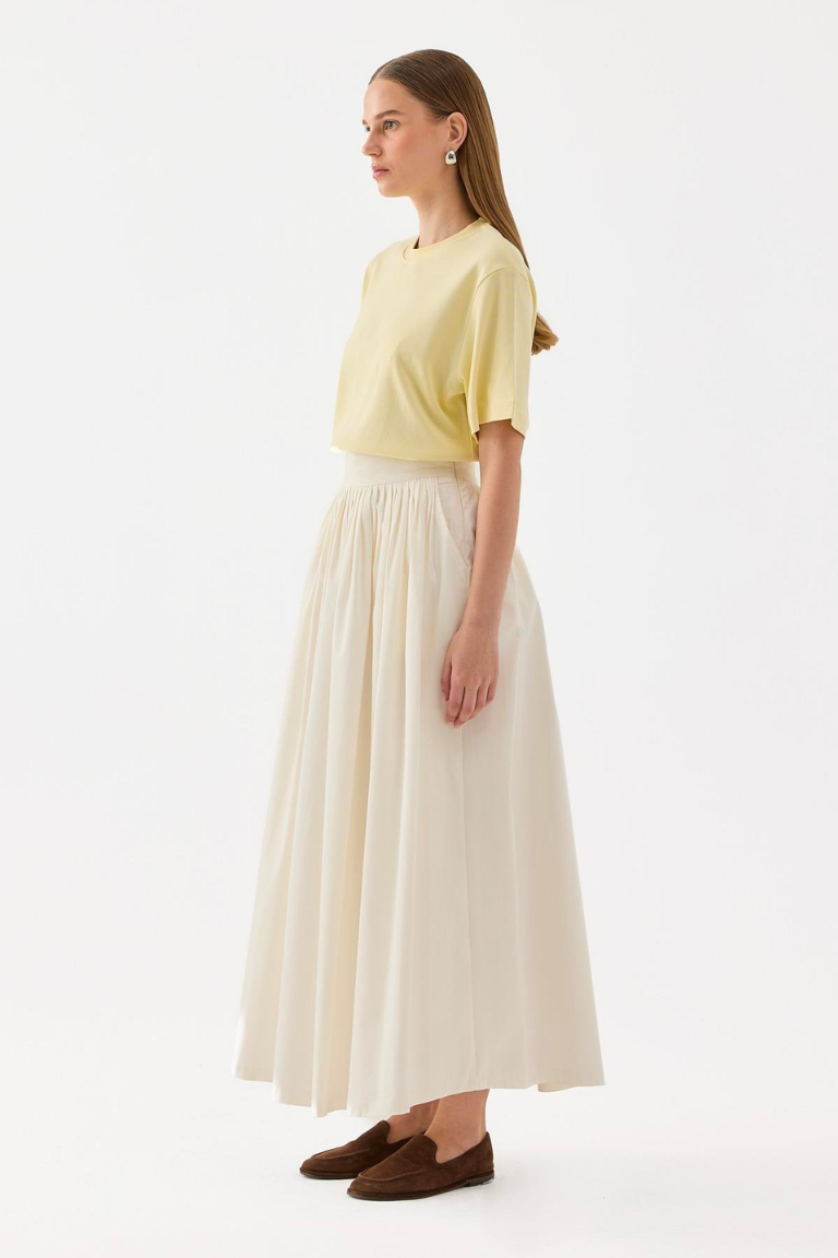 White Fever Pleated Skirt