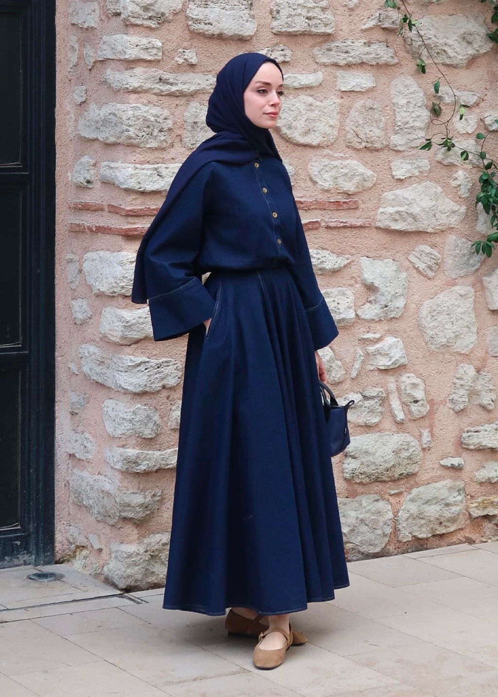 Diana Denim Skirt Set