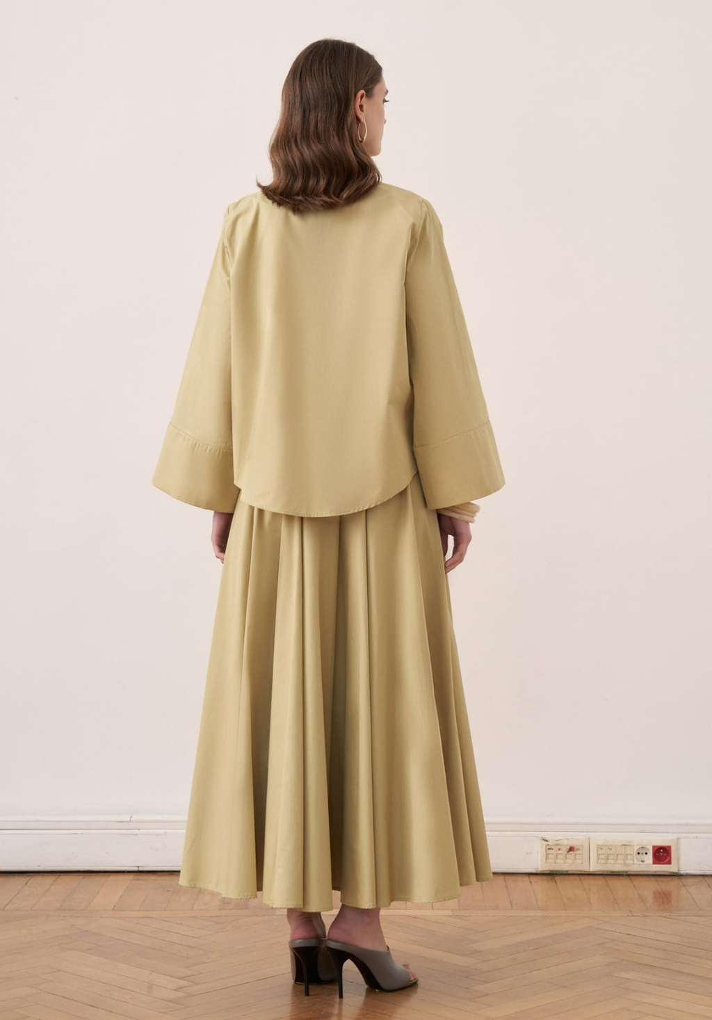 Dalila Skirt Co-ord - Olive Green
