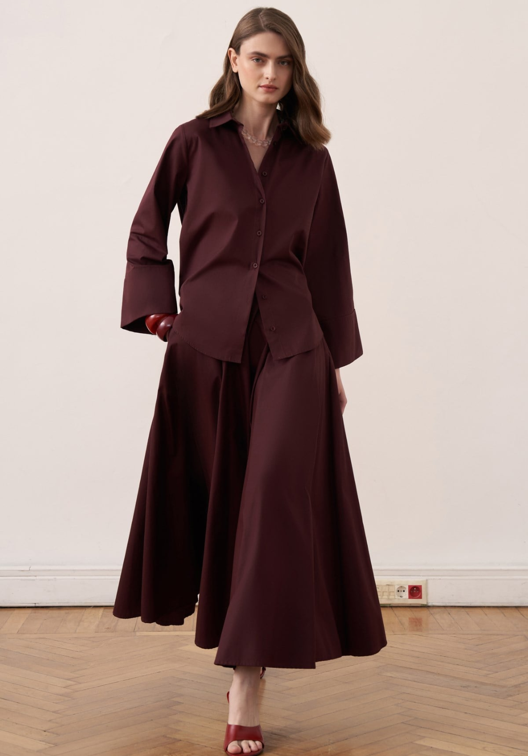Dalila Skirt Co-ord - Plum