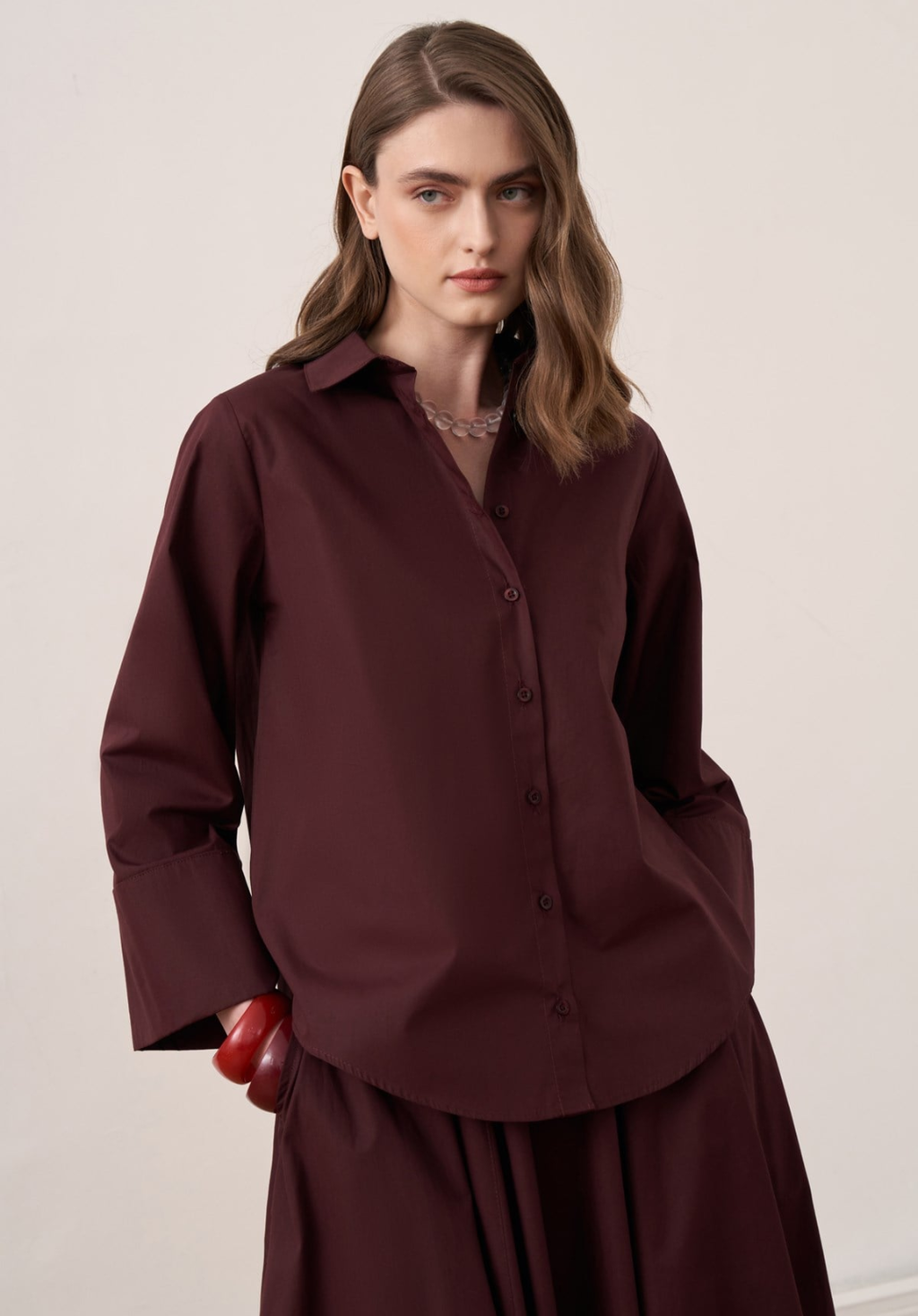 Dalila Skirt Co-ord - Plum