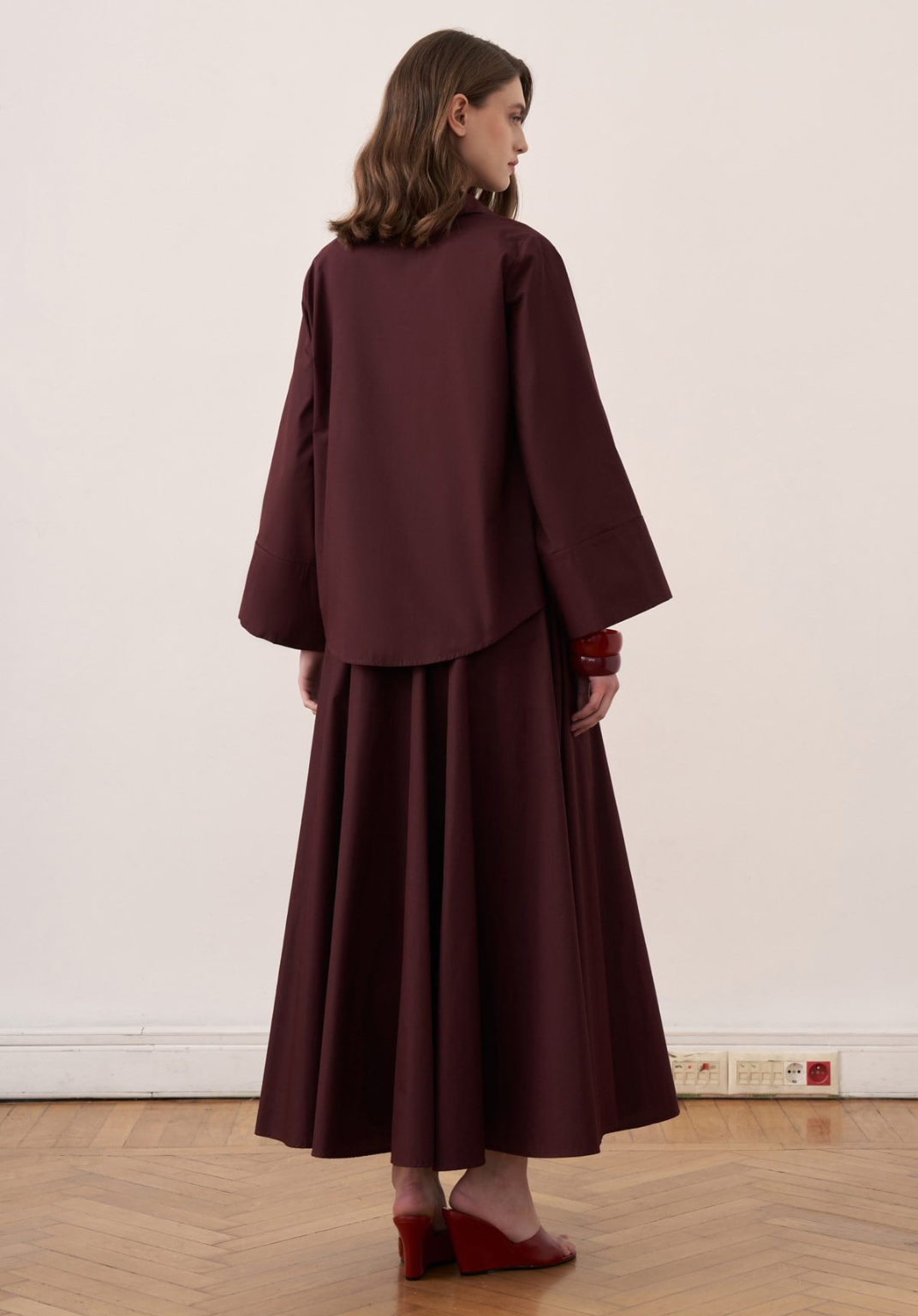 Dalila Skirt Co-ord - Plum