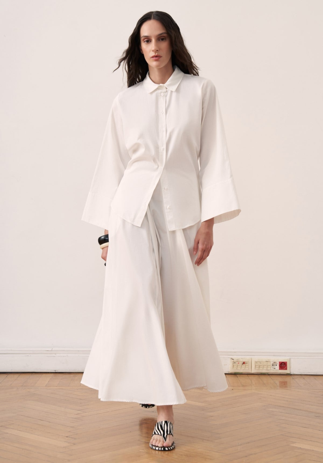 Dalila Skirt Co-ord - White