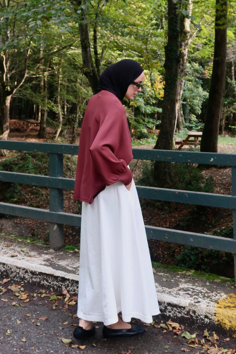 Elena Knit Sweater - Mahogany