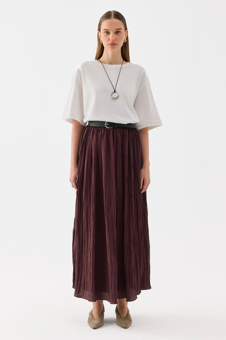 Esme Skirt Brown Plum