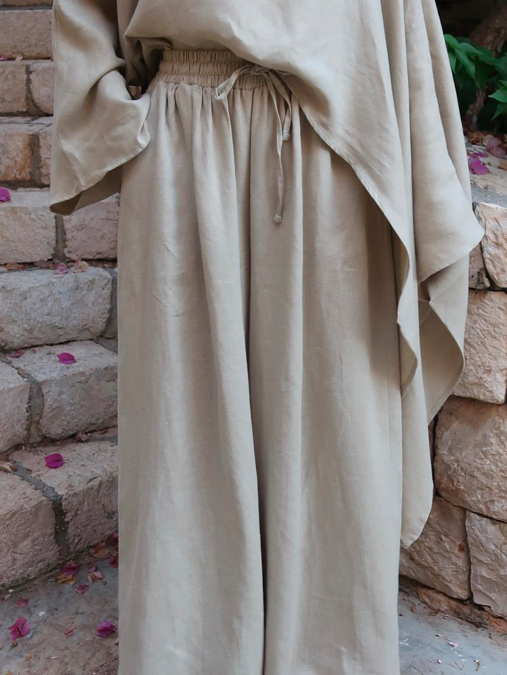 Linen Sage Trousers