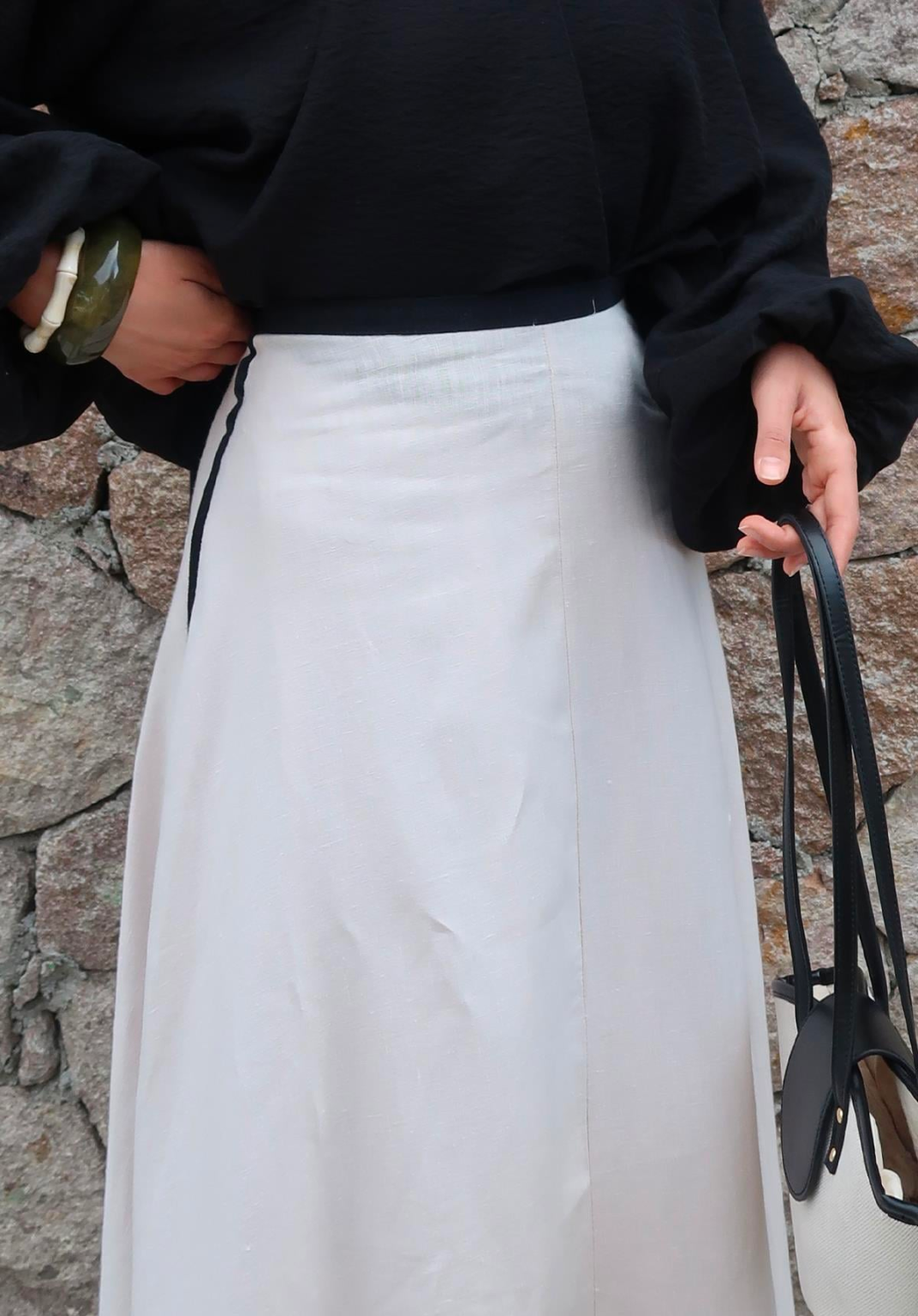 Vildan Linen Maxi Skirt